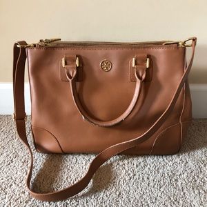 Tory Burch handbag satchel tan/camel color
